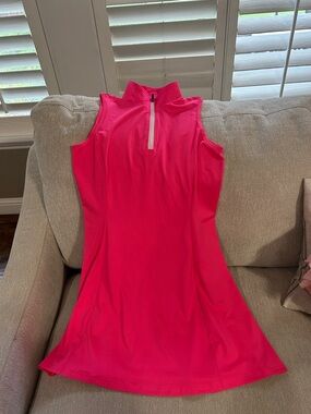 Sleeveless Pink golf tennis or pickleball dress